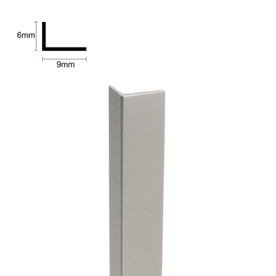 (kleurmonster) Hoekstrip Silver voor SPC wandpanelen