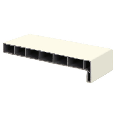 Lignodur brede voorzijde vensterbank 200mm Wit