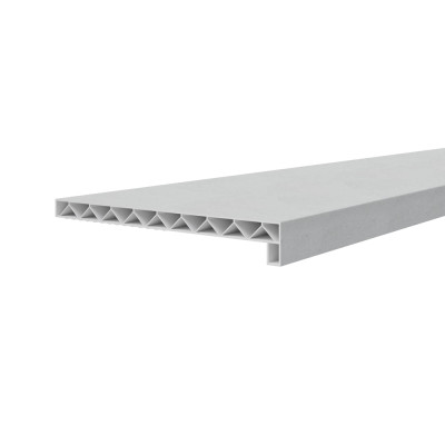 Novaboard stonelook vensterbank 300mm Opaalgrijs