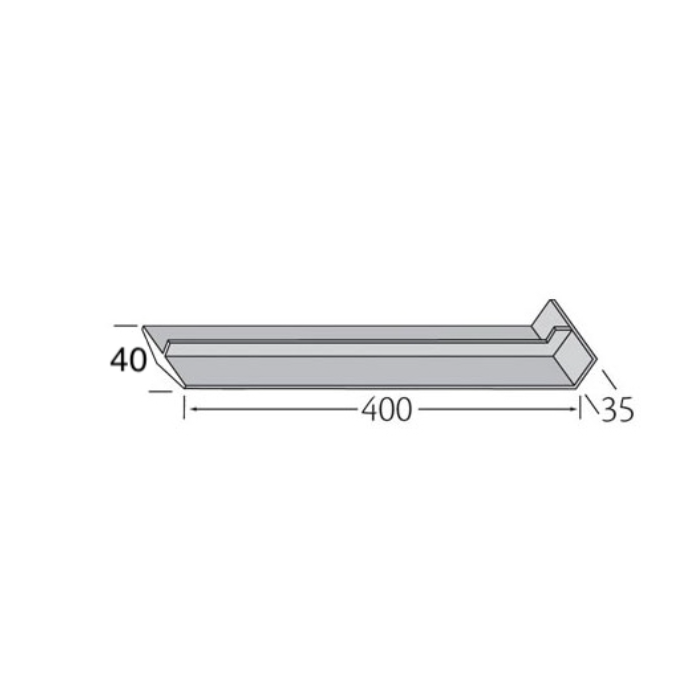 Verbinding 400mm - Millex Glad Creme