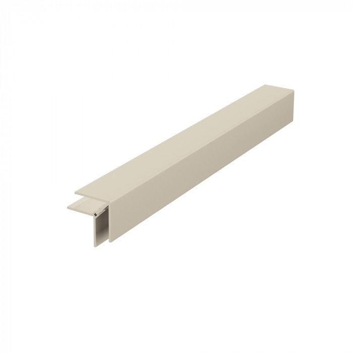 Hoekprofiel 2-delig - Kerrafront mastiek beige