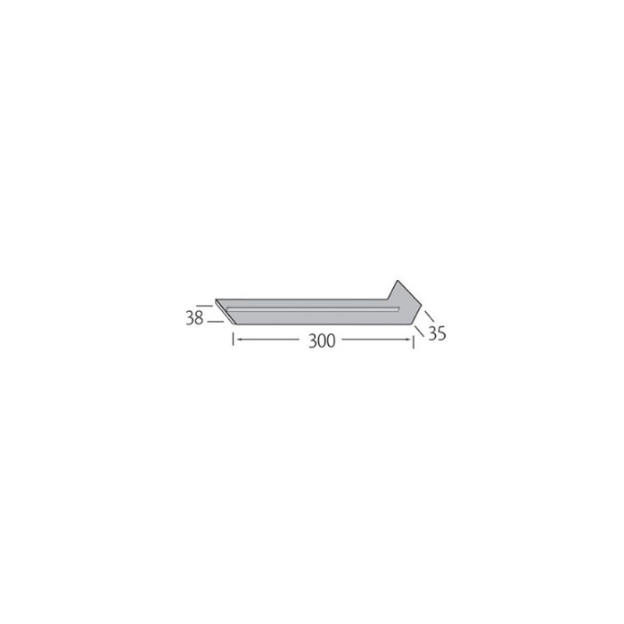 Verbinding 300mm - VinyPlus Donkerbruin