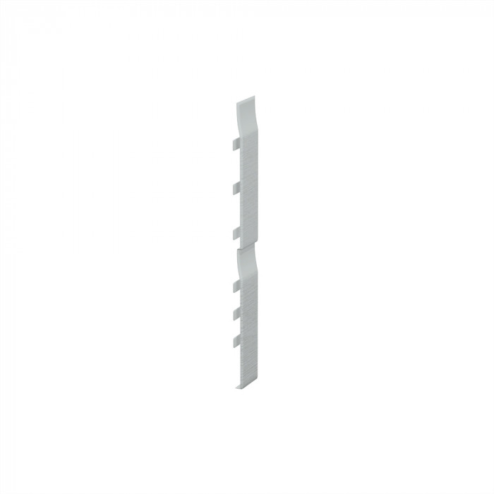 Eurotexx Lichtgrijs stootvoegverbinding 332mm voor dubbel rabat