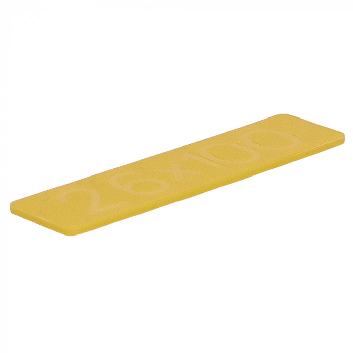 Milli-Max glasblokjes geel 1000x26x4 mm 