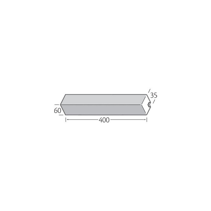 Buitenhoek 400mm - Millex Glad Creme