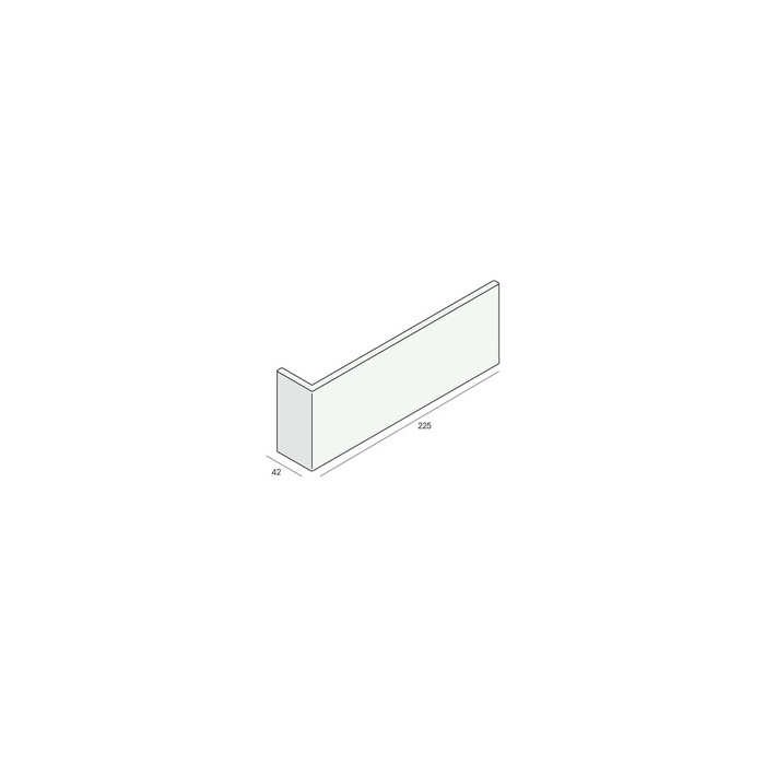 Hoekpaneel 225x42x7 mm