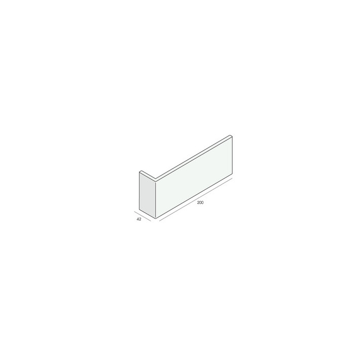 Hoekpaneel 200x42x7 mm