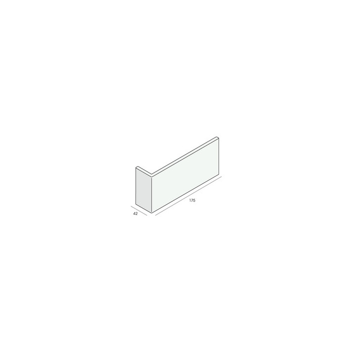 Hoekpaneel 175x42x7 mm