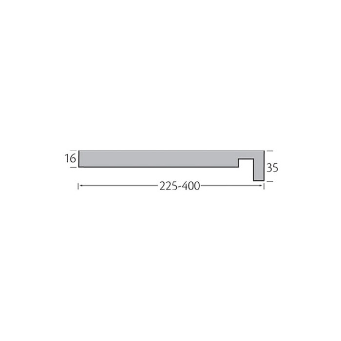 Millex Big Board volschuim Paneel - 300x35x16 goud eiken