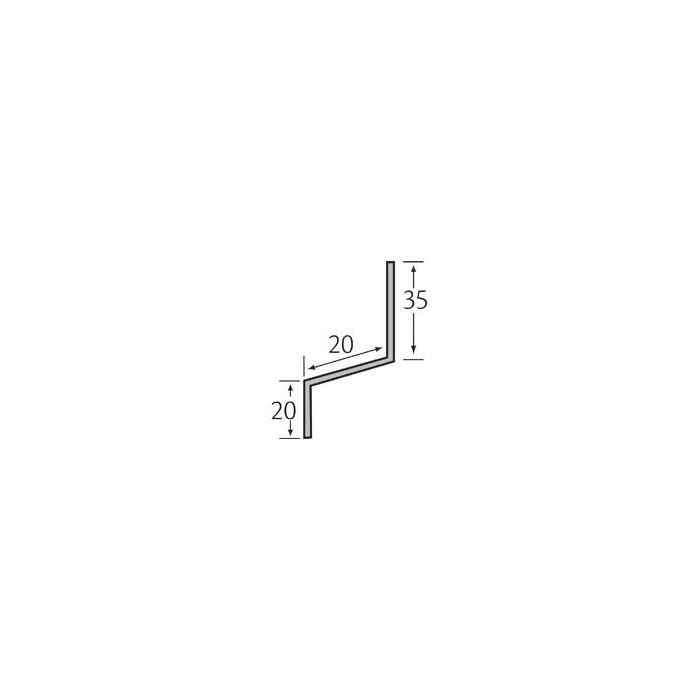 Turners eiken Afwateringsprofiel - VinyPlus