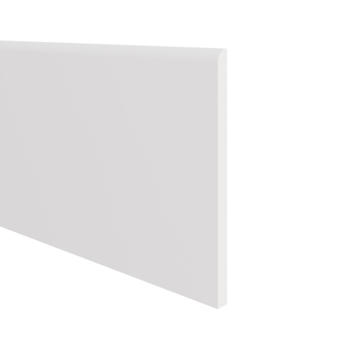 Afgeschuinde profiel 90 x 5.5 mm wit