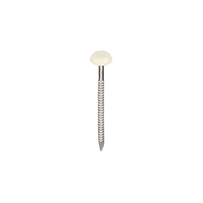 Polytop nagels RVS 50 mm Heering (100 st) creme (2192)