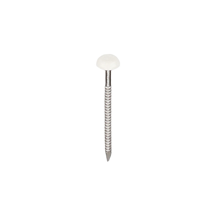 Polytop nagels RVS 50 mm Heering (100 st) verkeerswit (2192)