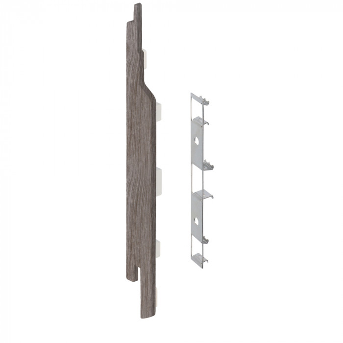 28604905 Keralit Eindkap links taupe eiken (Sponningdeel 143)