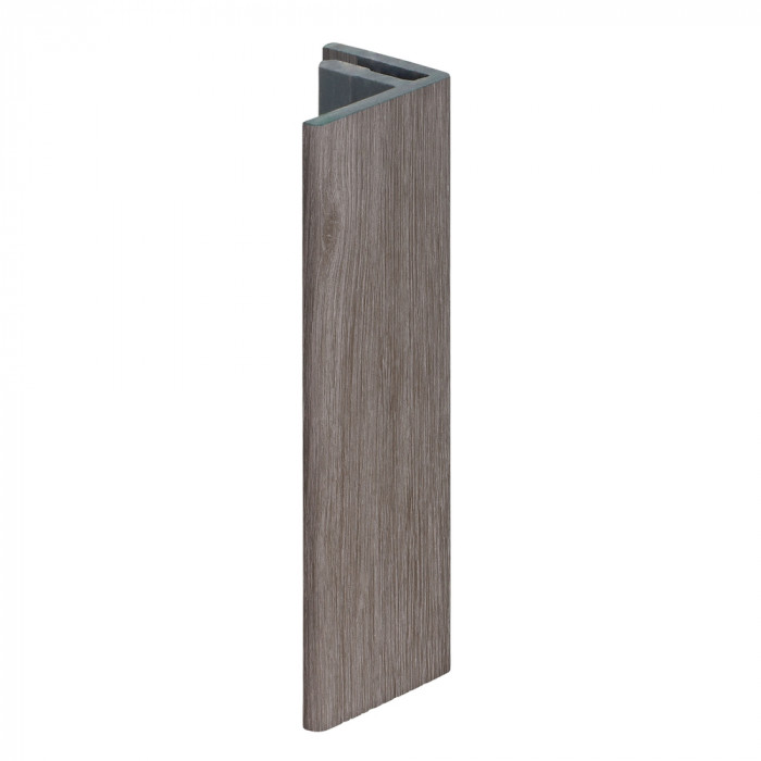 28064940 Keralit eindprofiel 17 mm taupe eiken