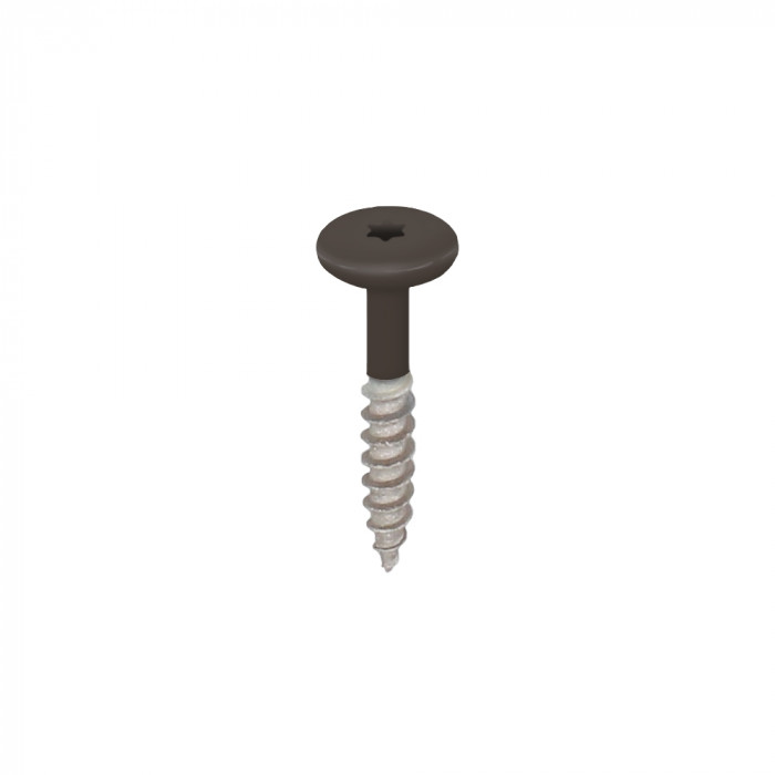 donkerbruin keralit torx schroef rvs 32 mm (2890)