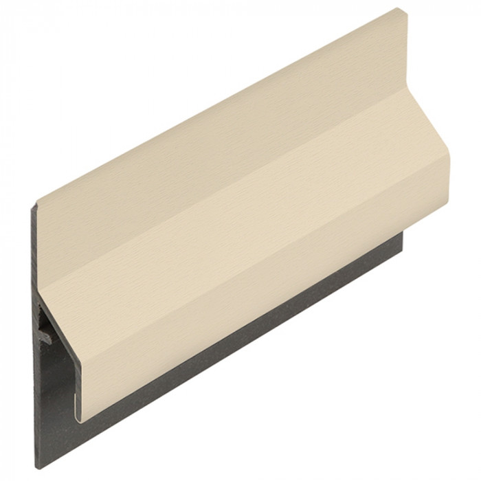 licht ivoor keralit trim/kraal aansluitprofiel (dakrand) (2843)
