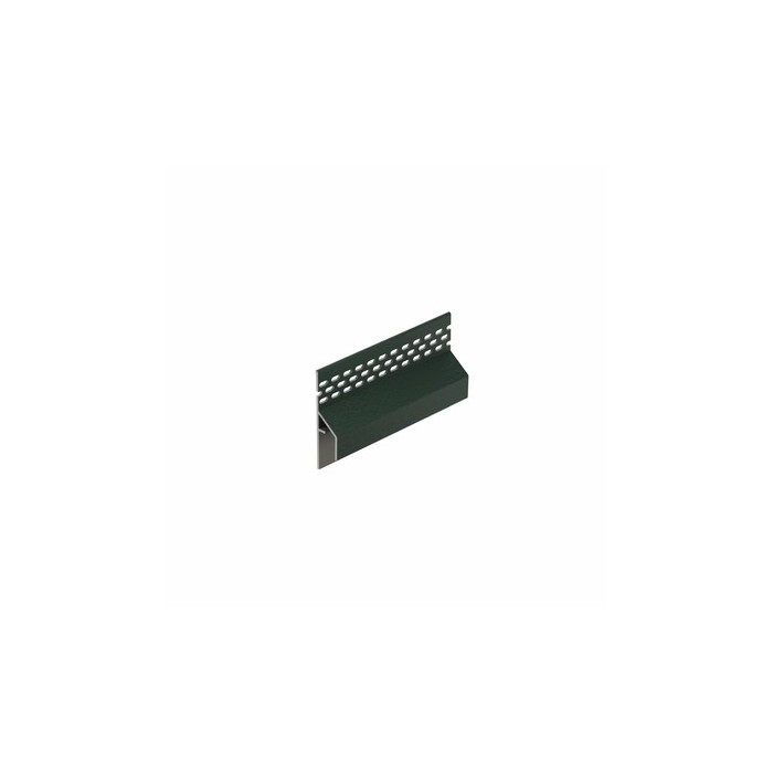 Donkergroen keralit trim/kraal ventilatieprofiel (gevel) (2849)