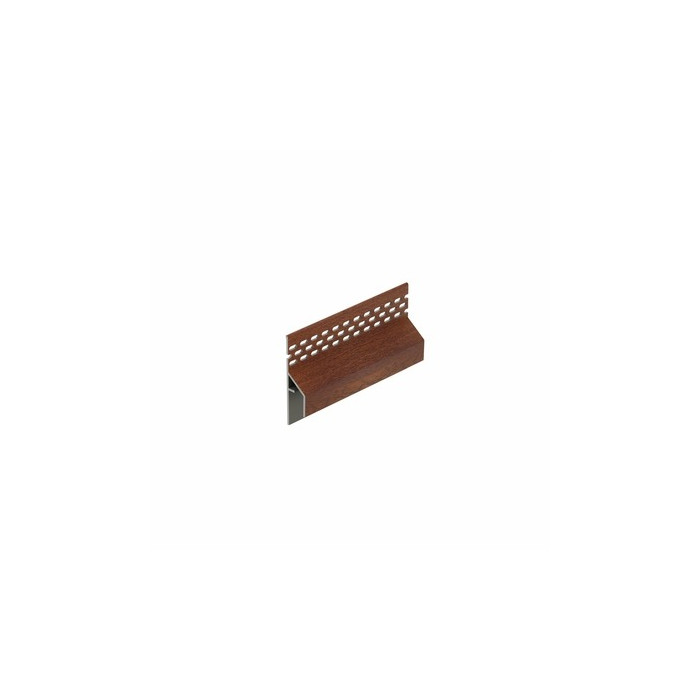Golden oak keralit trim/kraal ventilatieprofiel (gevel) (2849)