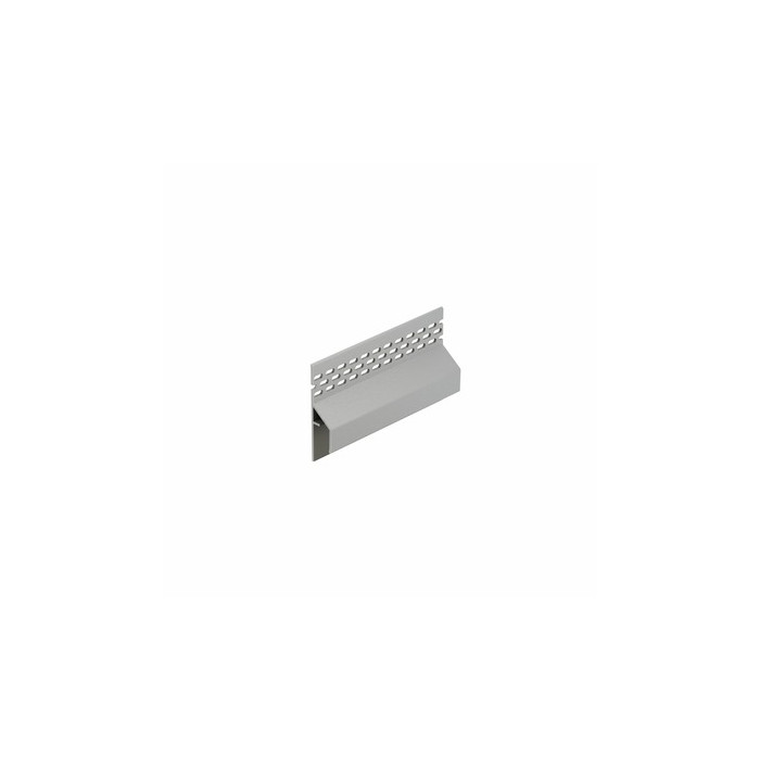 Grijs keralit trim/kraal ventilatieprofiel (gevel) (2849)