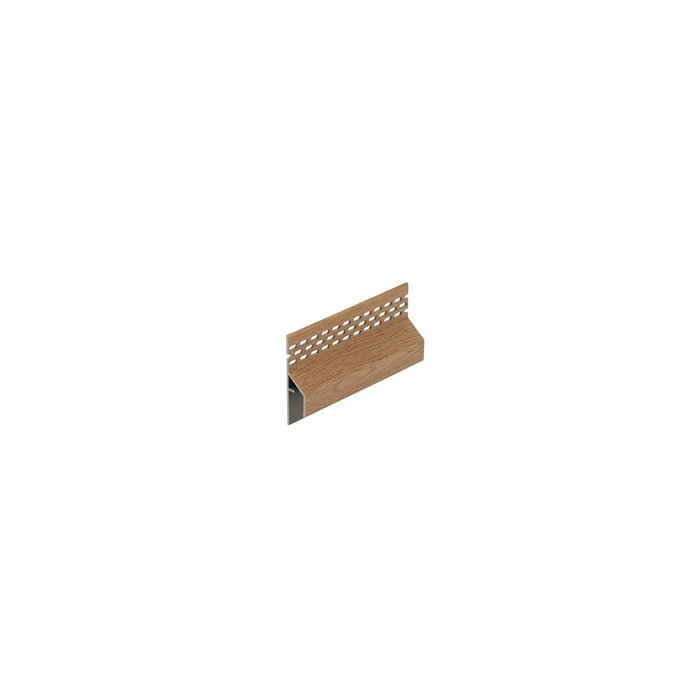 Licht eiken keralit trim/kraal ventilatieprofiel (gevel) (2849)