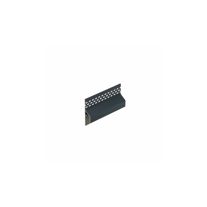 Monumentenblauw keralit trim/kraal ventilatieprofiel (gevel) (2849)