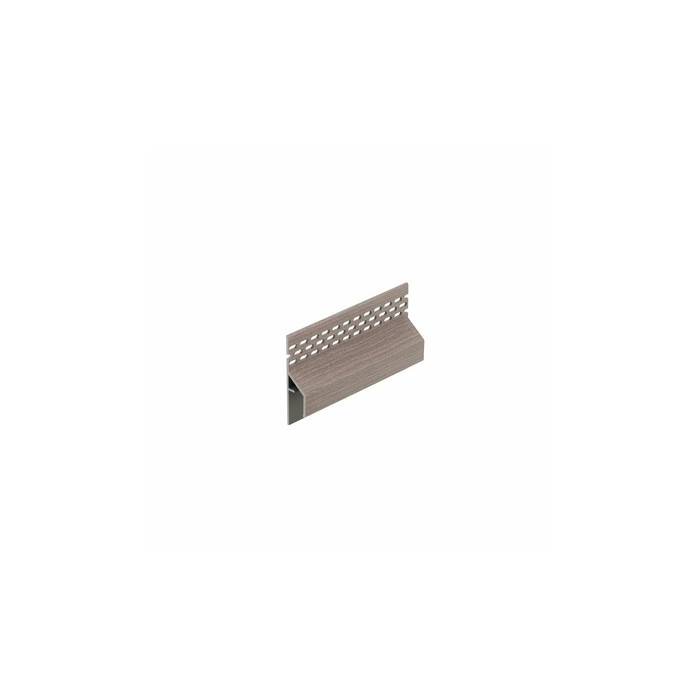 Vergrijsd ceder keralit trim/kraal ventilatieprofiel (gevel) (2849)