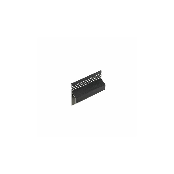 Zwart eiken keralit trim/kraal ventilatieprofiel (gevel) (2849)