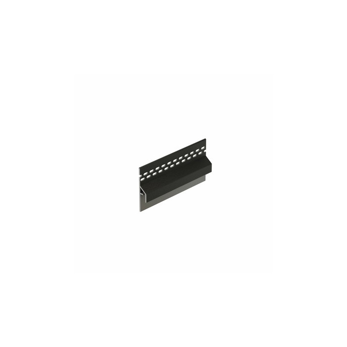 Grafietzwart keralit trim/kraal ventilatieprofiel (dakrand) (2833)