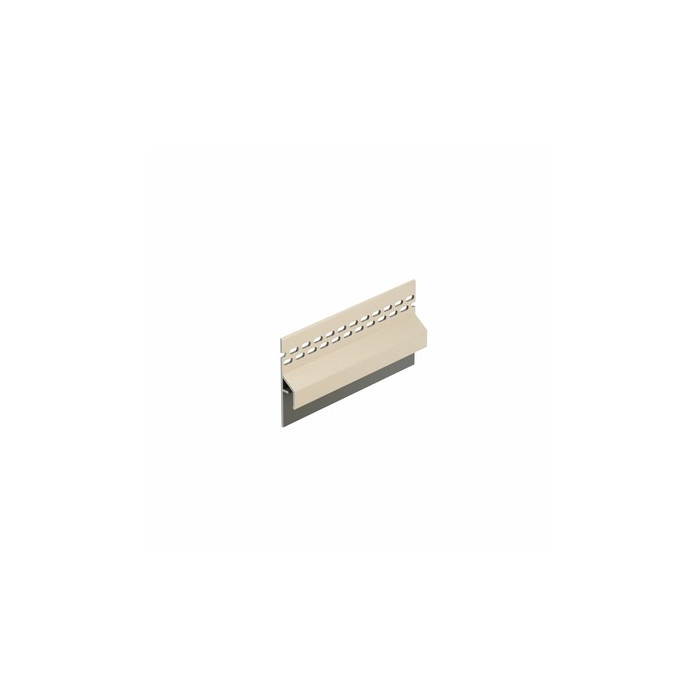 Licht ivoor keralit trim/kraal ventilatieprofiel (dakrand) (2833)