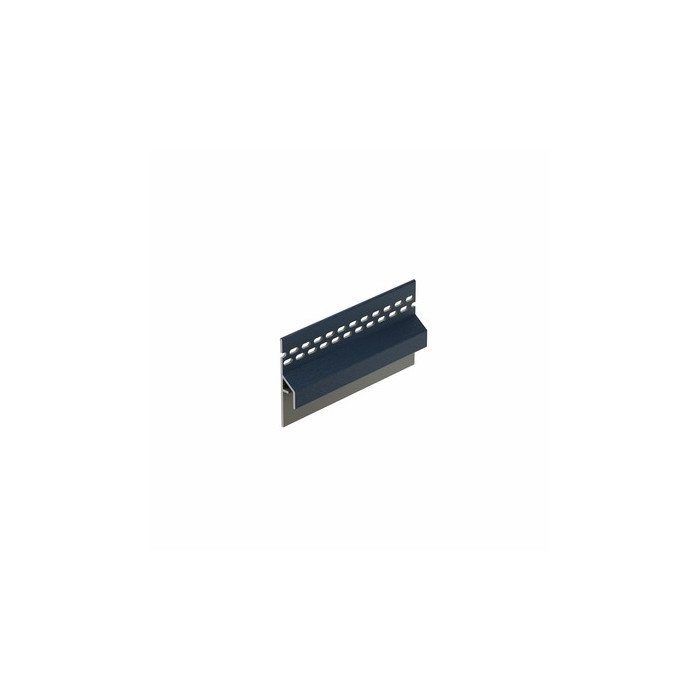 Staalblauw keralit trim/kraal ventilatieprofiel (dakrand) (2833)
