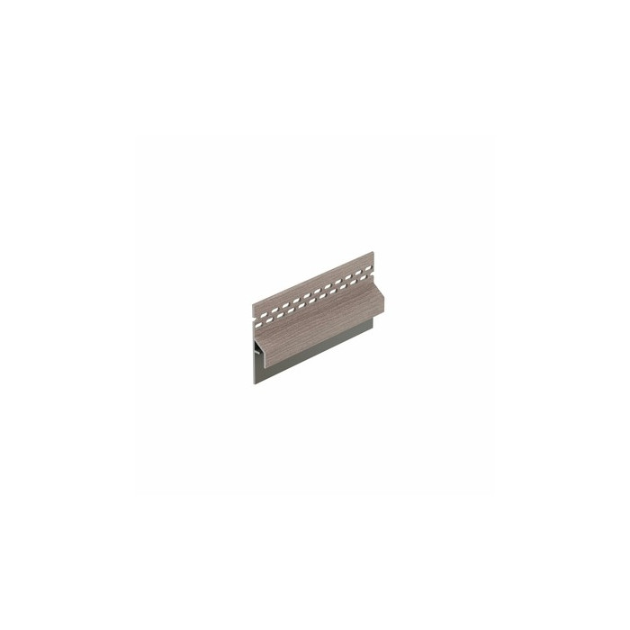 Vergrijsd ceder keralit trim/kraal ventilatieprofiel (dakrand) (2833)