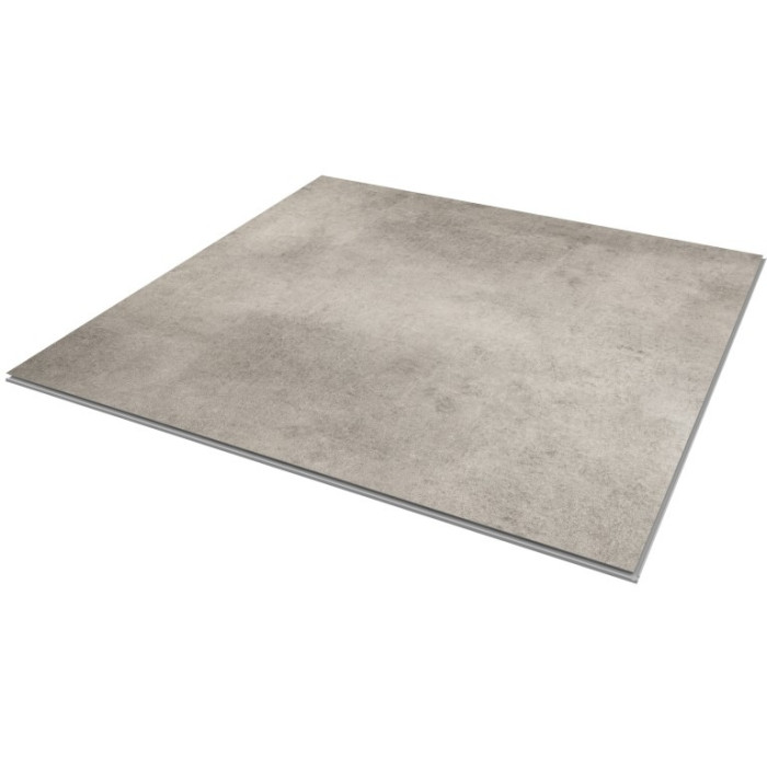 SPC vloertegel Concrete Beige 60 x 60 cm