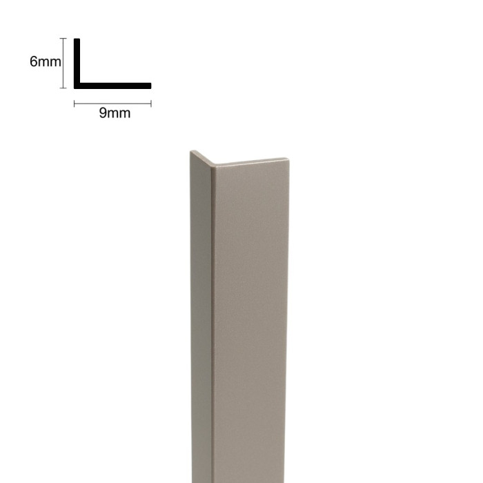 (kleurmonster) Hoekstrip Champagne voor SPC wandpanelen