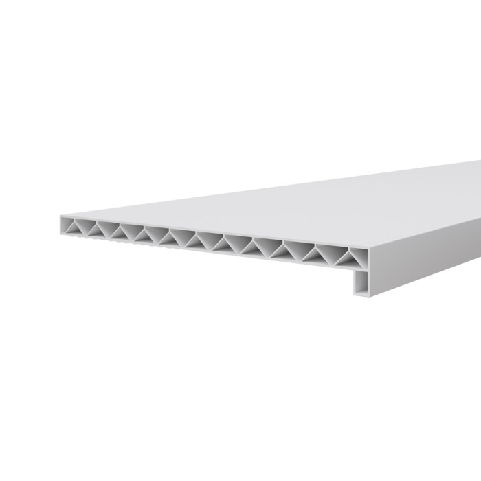 Novaboard stonelook vensterbank 300 mm Wit