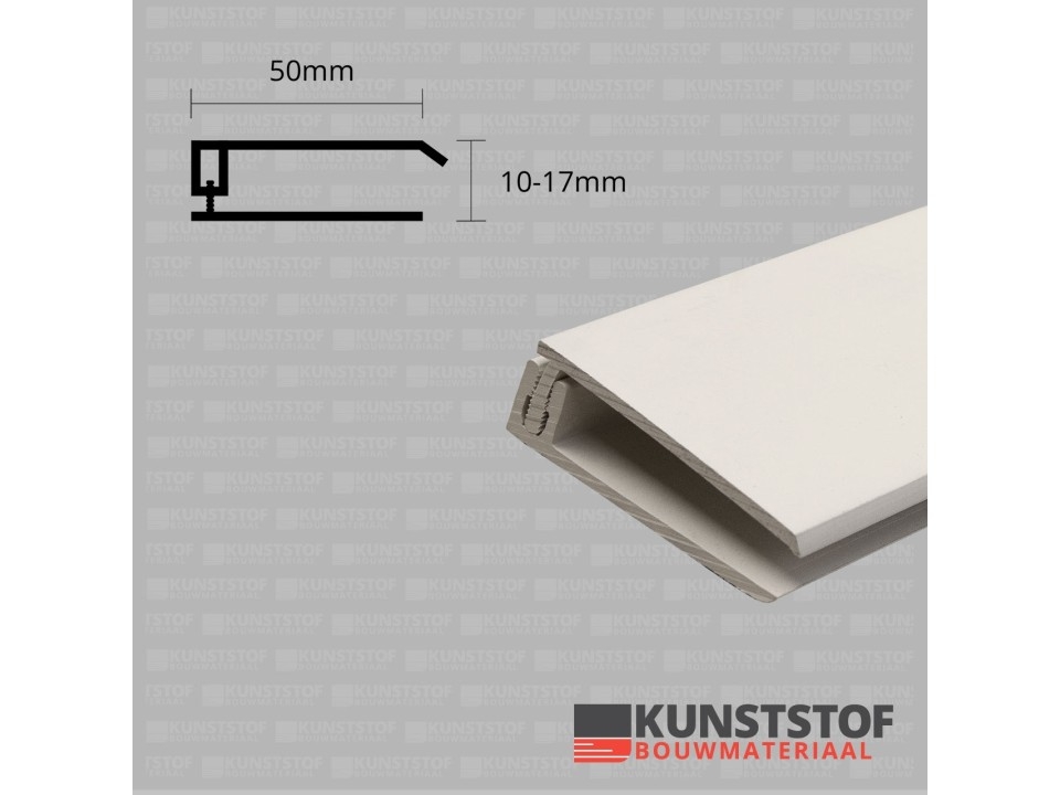 Eindprofiel 2-delig - Eurotexx Crème