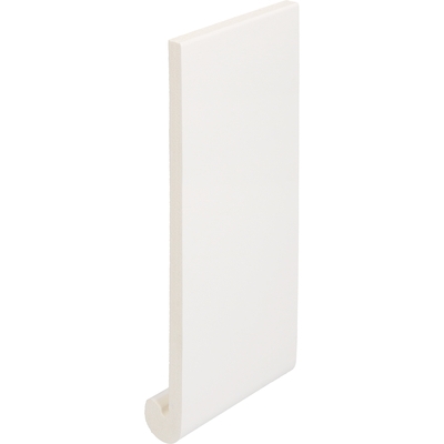 Heering Hardschuim Dakrandpaneel Verkeerswit - 150x25x9 (afgerond) (2180) afbeelding