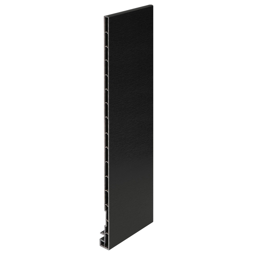 Keralit dakrand boeideel 350mm - Grafietzwart (2835)