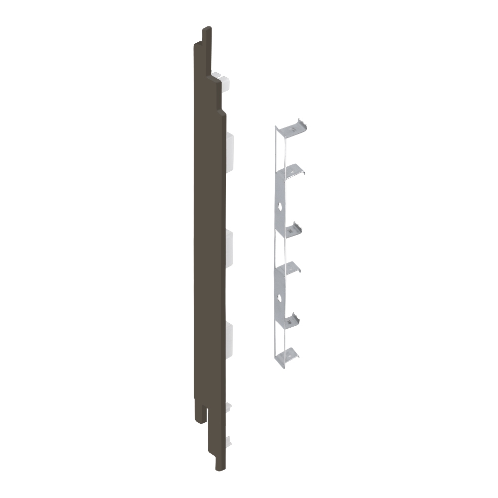 Keralit Eindkap links Kwartsgrijs RAL 7039 (2884) (Sponningdeel 190)