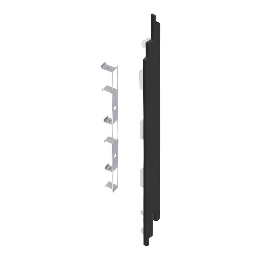 Keralit Eindkap rechts Nightblack RAL 9005 (2885) (Sponningdeel 190)