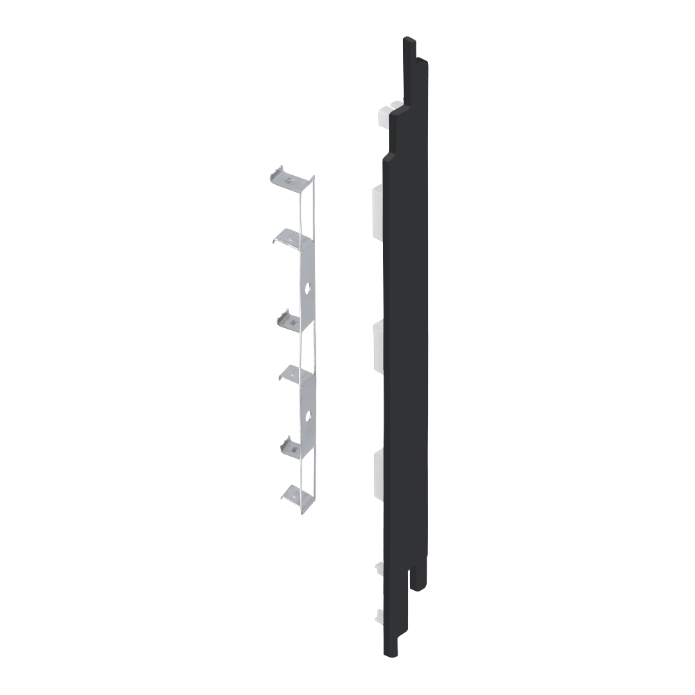 Keralit Eindkap rechts Zwart RAL 9005 (2885) (Sponningdeel 190)