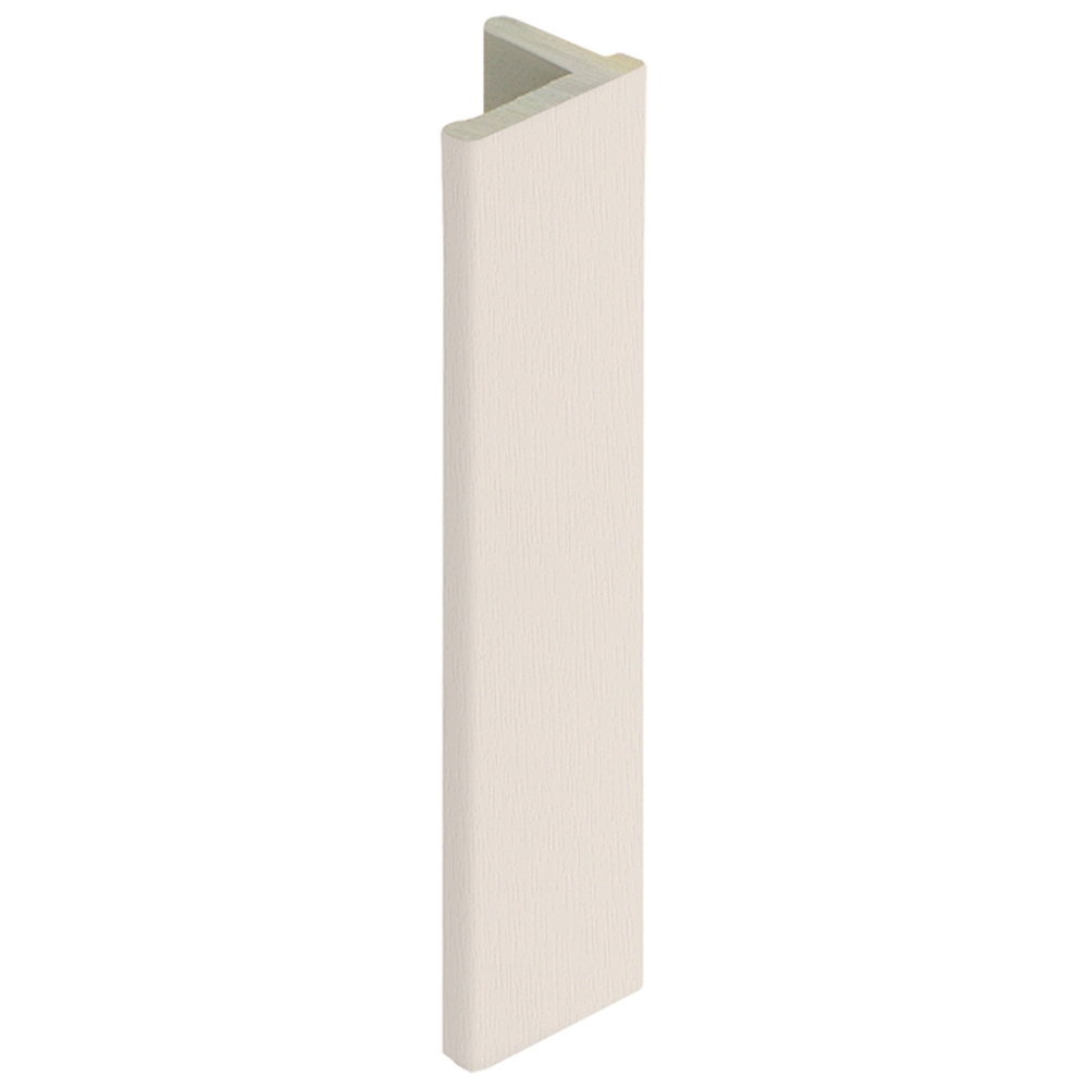 Eindprofiel 10 mm Crème RAL 9001 - Keralit (2836)