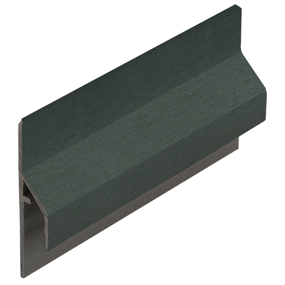 Trim/kraal aansluitprofiel Donkergroen (dakrand) - Keralit (2843) afbeelding 1