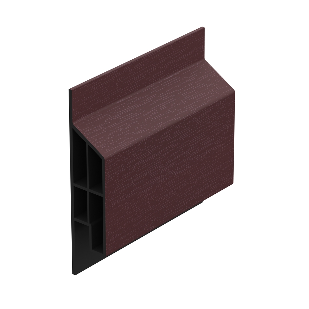 Trim/kraal sierlijst modern Wijnrood RAL 3005 - Keralit (2851)