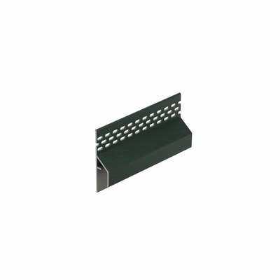 Trim/kraal Ventilatieprofiel Donkergroen RAL 6009 (gevel) - Keralit (2849)