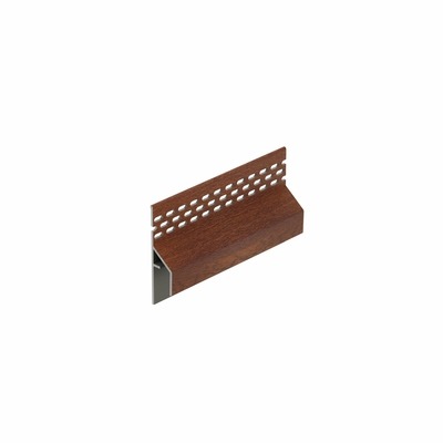 Trim/kraal Ventilatieprofiel Golden oak (gevel) - Keralit (2849)