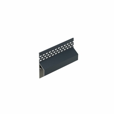Trim/kraal Ventilatieprofiel Monumentenblauw RAL 5004 (gevel) - Keralit (2849)