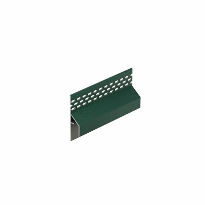 Trim/kraal Ventilatieprofiel Mosgroen RAL 6005 (gevel) - Keralit (2849)