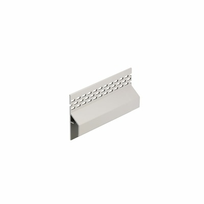 Trim/kraal Ventilatieprofiel Snowwhite RAL 9016 (gevel) - Keralit (2849)