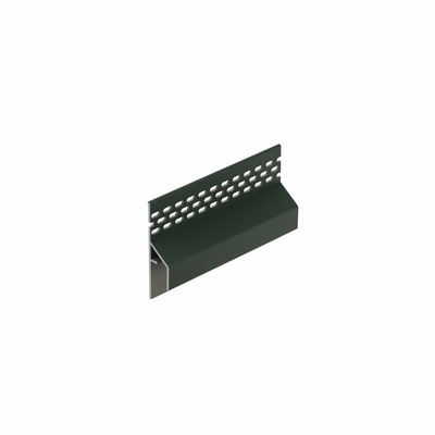 Trim/kraal Ventilatieprofiel Timbergreen RAL 6009 (gevel) - Keralit (2849)